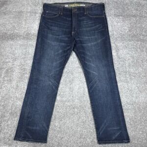 Lee Jeans Men's 42x32 Blue Denim Stretch Slim Straight Extreme Motion MVP